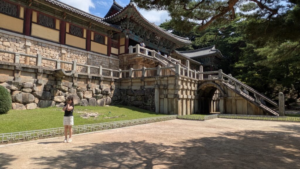 a panoramic view of bulguksa temple