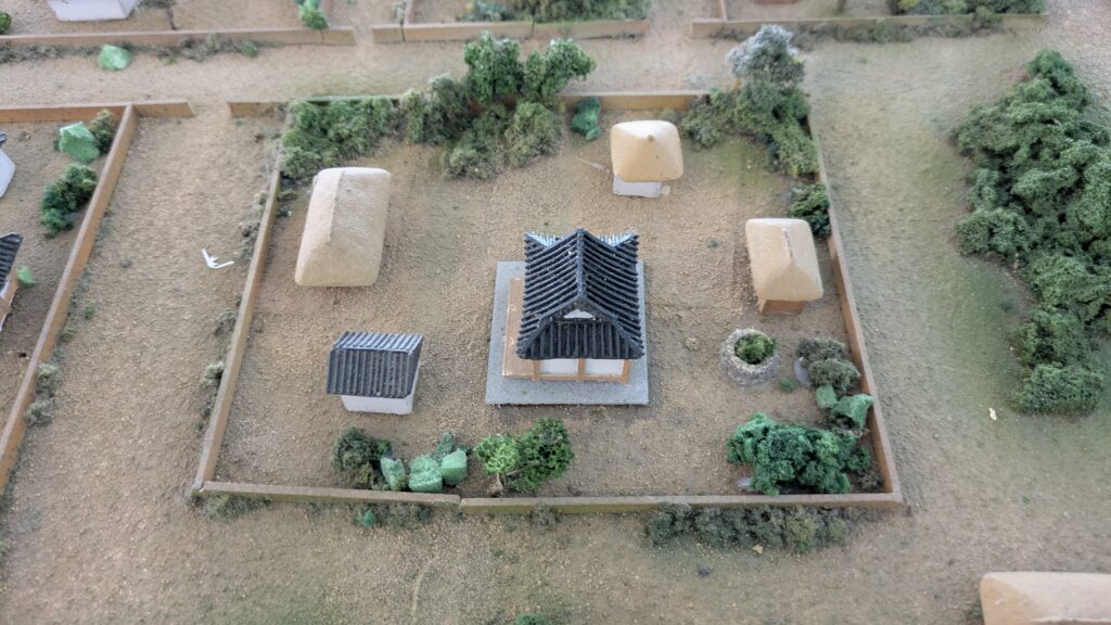 a model of thatched cottage