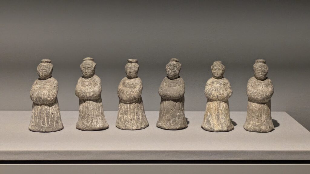 artifacts on display at the gyeongju museum