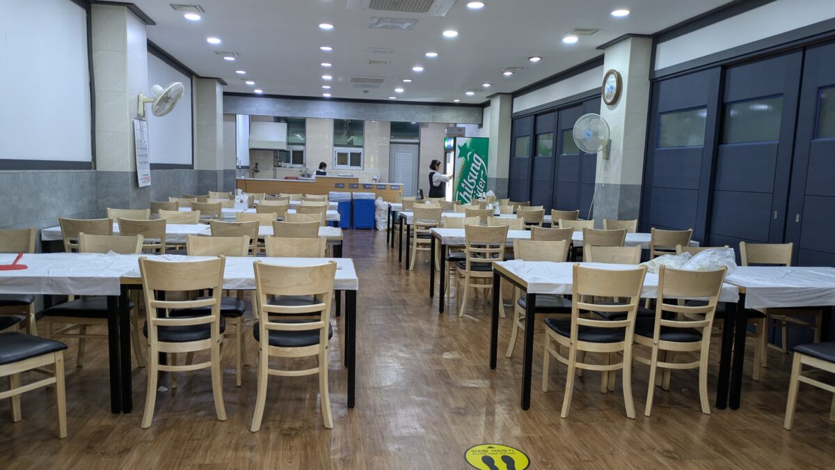 장례식장 식당풍경